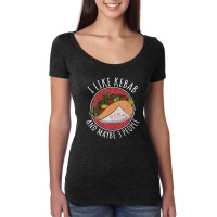 Doner Kebab Turkish Cuisine Fastfood Dürüm Women's Triblend Scoop T-shirt | Artistshot