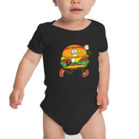 Burger Making Cardio Headband, Hamburger Fast Food Lover Baby Bodysuit | Artistshot