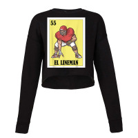 Football Lottery Design   Mexican Lottery El Lineman T Shirt Cropped Sweater | Artistshot