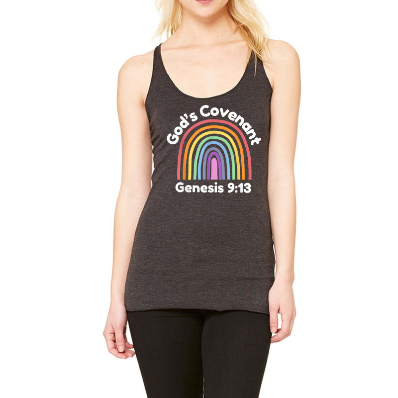 God’s Covenant Rainbow  Genesis 913 Christian T Shirt Racerback Tank by cm-arts | Artistshot