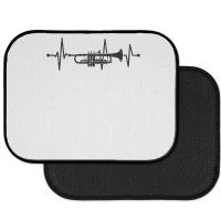 Trumpet Heartbeat Orchestra Musician Trumpeter T Shirt Rear Car Mat | Artistshot