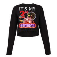 It's My 2nd Birthday Ringmaster Circus Theme Carnival Bday T Shirt Cropped Sweater | Artistshot