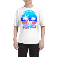 Don Pedro Island Florida Retro Tropical Palm Trees Vacation Tank Top Youth Tee | Artistshot