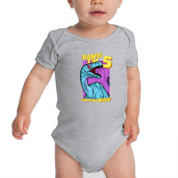 Rawr! I'm 5 Birthday Boys 5th Birthday Dino Noasaurus Baby Bodysuit | Artistshot