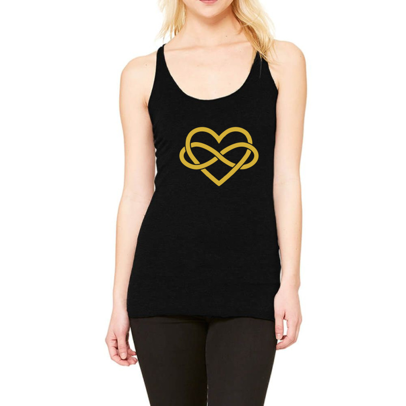 Infinity Heart And Infinite Love Racerback Tank by cm-arts | Artistshot