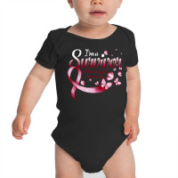 I'm A Survivor Meningitis Awareness Butterfly Long Sleeve T Shirt Baby Bodysuit | Artistshot