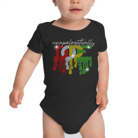 Unapologetically Dope Bling Rhinestone Black Girl Christmas T Shirt Baby Bodysuit | Artistshot