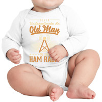 Amateur Radio Operator Old Man Amateur Radio Premium T Shirt Long Sleeve Baby Bodysuit | Artistshot