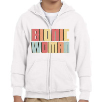 Bionic Woman Injury Accident Broken Hip Leg Arm Surgery Pullover Hoodi Youth Zipper Hoodie | Artistshot