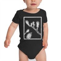 Joshua Tree Linocut Print   White Ink Tank Top Baby Bodysuit | Artistshot