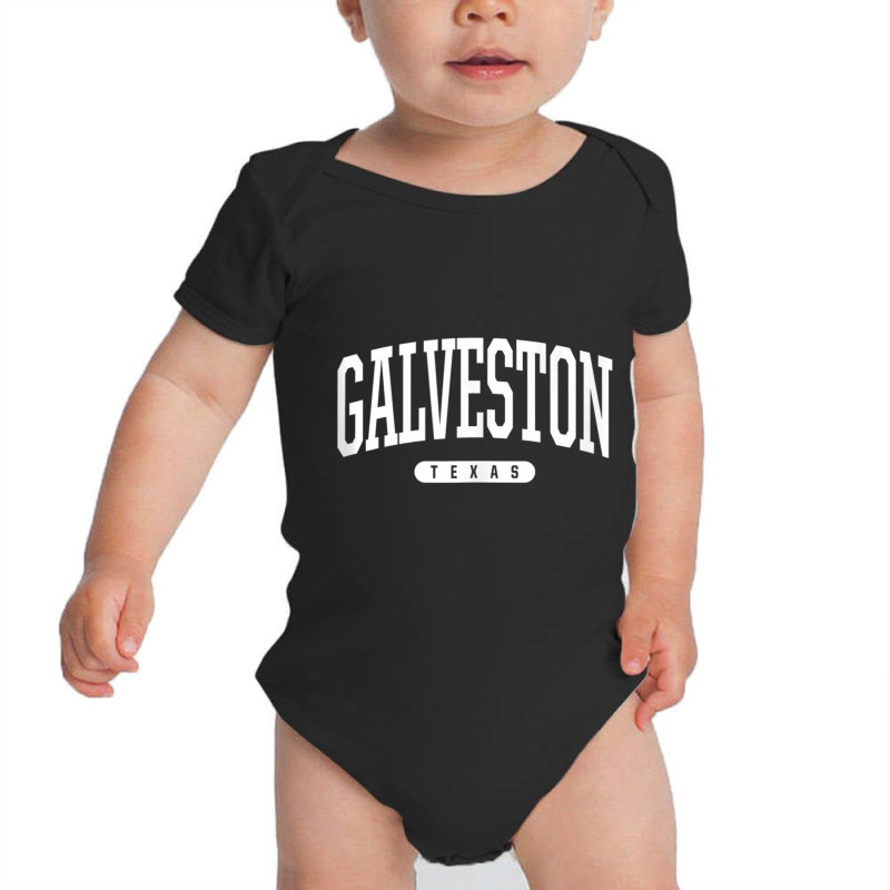 College Style Galveston Texas Souvenir Gift Tank Top Baby Bodysuit by cm-arts | Artistshot