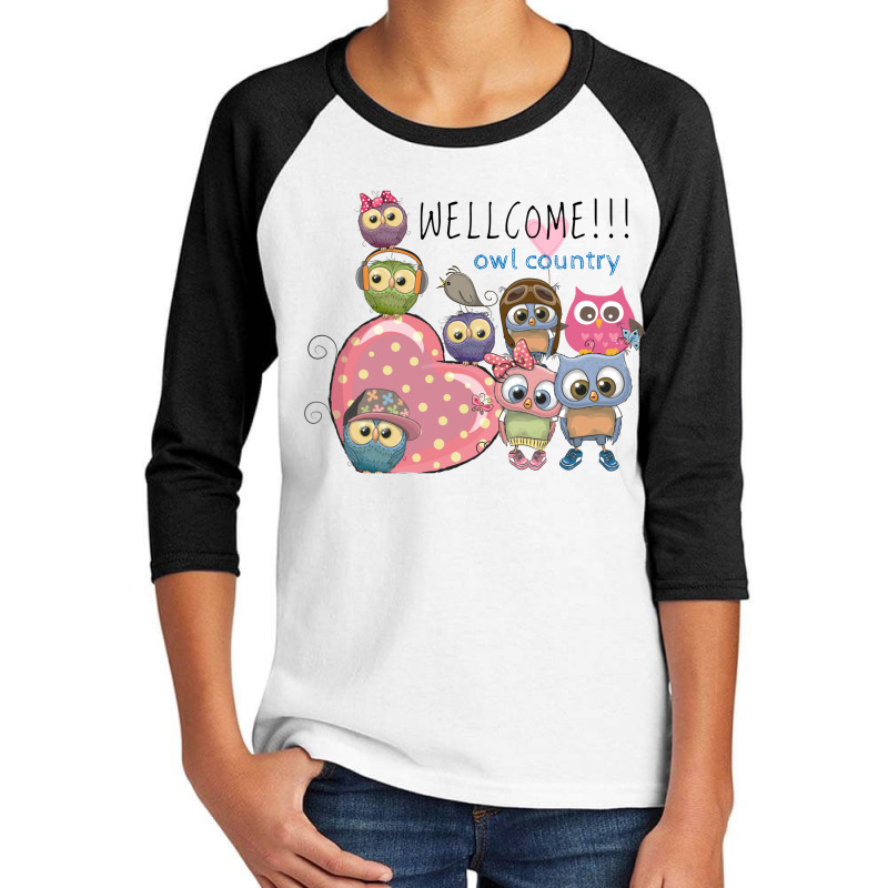 Wellcome Owl Country Youth 3/4 Sleeve | Artistshot