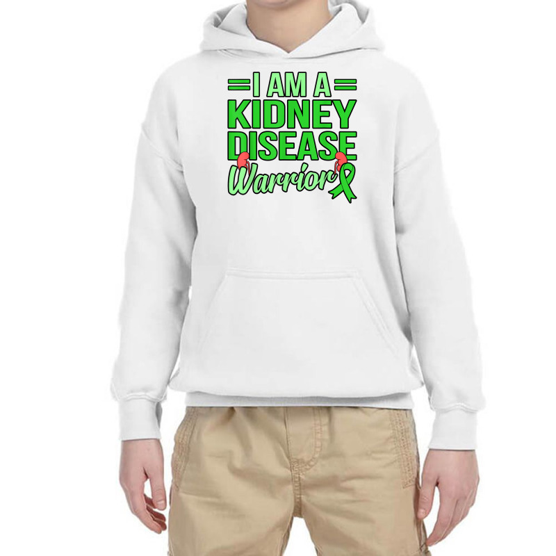 Kidney Disease Warrior Organ Donation Awareness Graphic T Shirt Youth Hoodie by cm-arts | Artistshot