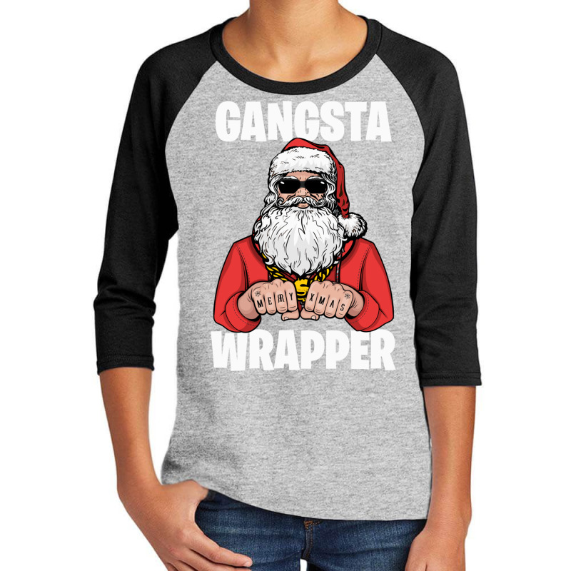 Gangsta Wrapper Sweatshirt Youth 3/4 Sleeve | Artistshot