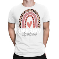 Emergency Department Rainbow Leopard Emergency Room Nursing Long Sleev T-shirt | Artistshot