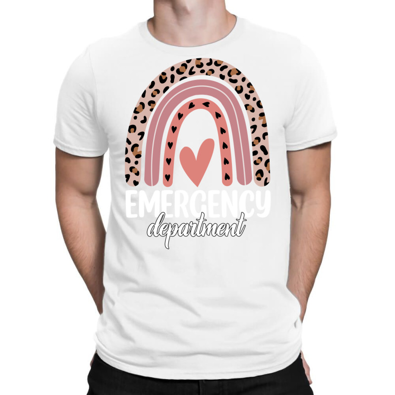 Emergency Department Rainbow Leopard Emergency Room Nursing Long Sleev T-shirt | Artistshot