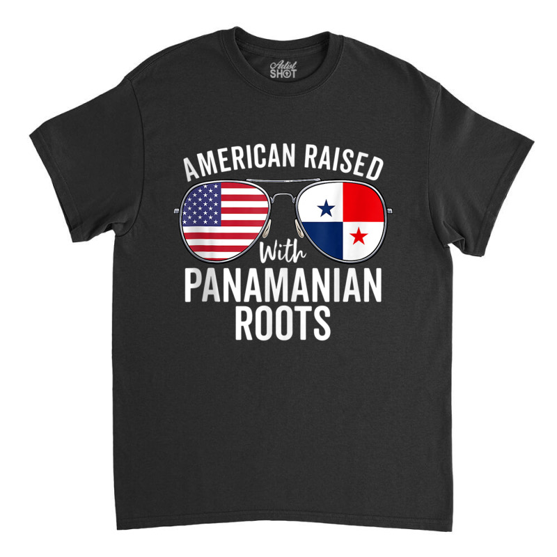 American Raised With Panamanian Roots Usa Panama Flag Tank Top Classic T-shirt by cm-arts | Artistshot