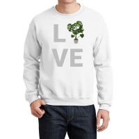 Monstera Deliciosa Swiss Cheese Plant Lovers Love Monstera Sweatshirt Crewneck Sweatshirt | Artistshot