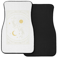 Celestial Sun Moon Cycle Pagan Wiccan Ying Yang Tarot Card Tank Top Front Car Mat | Artistshot