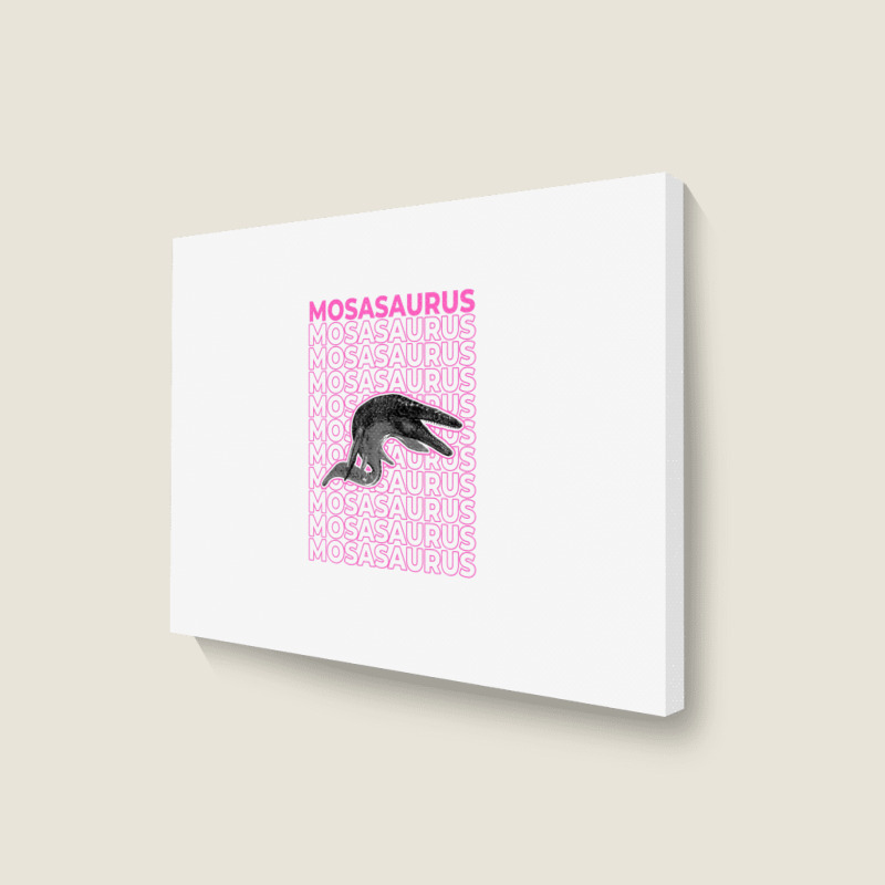 Mosasaurus Pastel Aesthetic Landscape Canvas Print | Artistshot