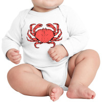 Crab Crustacean T Shirt Long Sleeve Baby Bodysuit | Artistshot