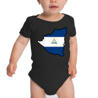 Nicaraguan Map   Nicaragua Roots Latin American T Shirt Baby Bodysuit | Artistshot