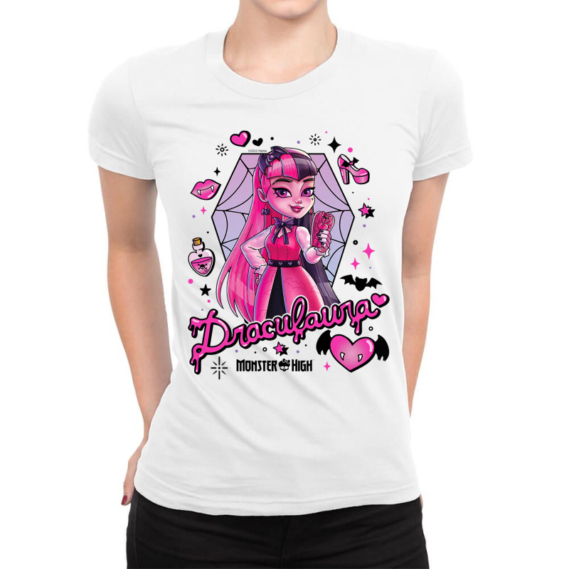 Kids Monster High   Draculara Premium T Shirt Ladies Fitted T-Shirt by cm-arts | Artistshot