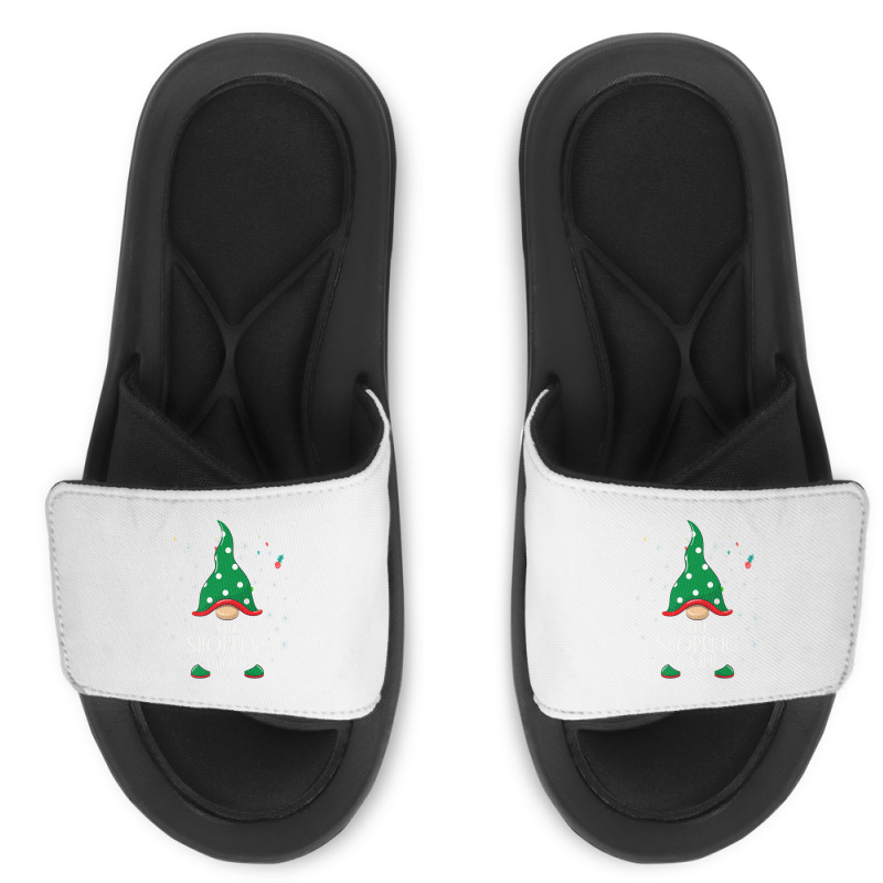 Funny Shopping Gnome Group Matching Family Costume Christmas Premium T Slide Sandal | Artistshot