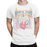 Rock & Roll Free Spirit World Tour Guitar Fire Wings Thunder T Shirt T-shirt | Artistshot