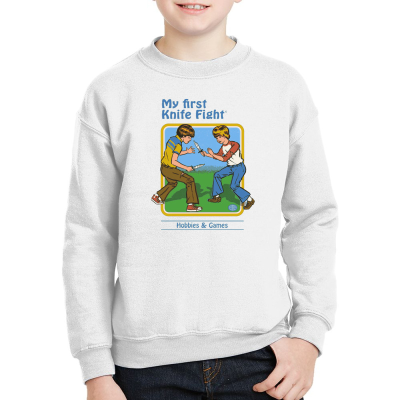 My First Knife Fight Youth Sweatshirt by cm-arts | Artistshot