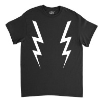 Awesome White Lightning Bolt Boosh Sweatshirt Classic T-shirt | Artistshot