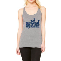 Pro Cats Pro Choice Pro Feminism Racerback Tank | Artistshot