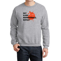 Eat Sleep Basketball Repeat, Basketball Funny Crewneck Sweatshirt | Artistshot