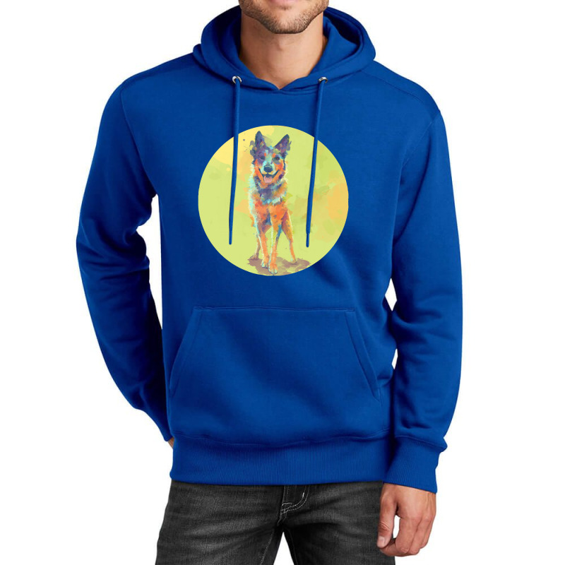 Australian Cattle Dog  Blue Heeler Dog Unisex Hoodie by antoniohollie | Artistshot