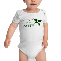 I Support Team Green Graphic Baby Bodysuit | Artistshot