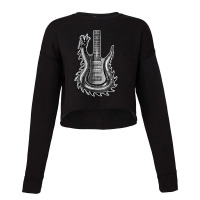 Unique Dragon Guitar Cropped Sweater | Artistshot