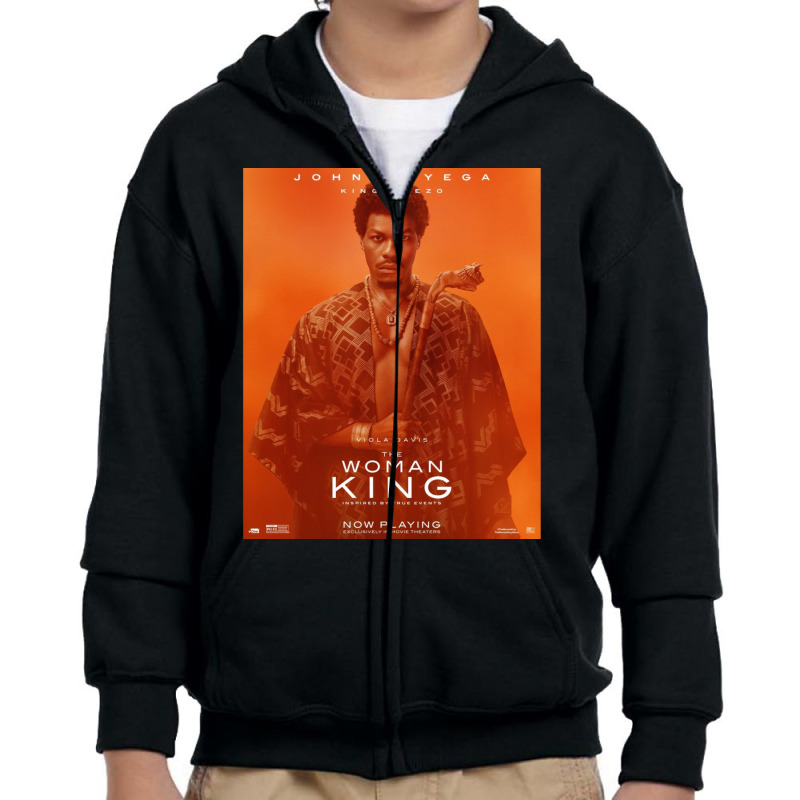 The Woman King Ghezo Youth Zipper Hoodie by cm-arts | Artistshot