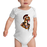 Traditional Beautiful Knight Tattoo Baby Bodysuit | Artistshot