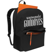 Funny Parody Way Too Good At Goodbyes Backpack | Artistshot