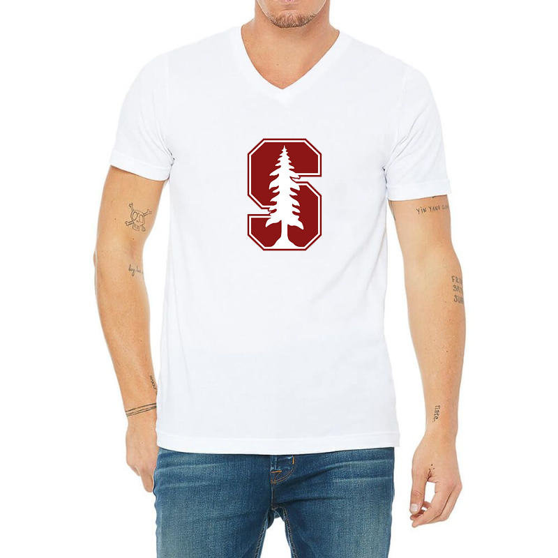 #stanford-cardinal V-Neck Tee by cm-arts | Artistshot