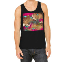 Pink Glitter Leopard Sunflower Gemstone Tank Top | Artistshot