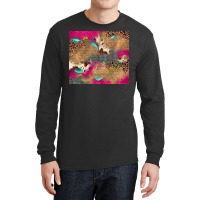 Pink Glitter Leopard Sunflower Gemstone Long Sleeve Shirts | Artistshot