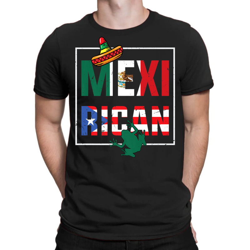 Custom Puerto Rican Mexican Flag, Mexirican Half Puerto Rico Mexico Premium T  T-shirt By Cm-arts - Artistshot