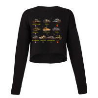 Top Ten Best Ww2 Tanks M4 Sherman Panzer Iv Tiger Ii T 34 Sweatshirt Cropped Sweater | Artistshot