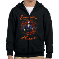 Emmylou Cute Youth Zipper Hoodie | Artistshot