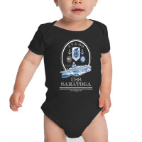 Uss Saratoga Cva 60 Naval Ship Military Aircraft Carrier T Shirt Baby Bodysuit | Artistshot