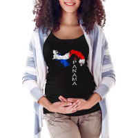 Panama Map Panamanian Flag Panama Trip Tourist Panama Roots Tank Top Maternity Scoop Neck T-shirt | Artistshot