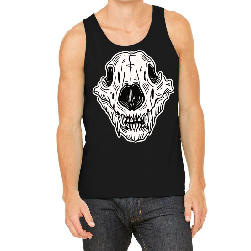 Front Animal Skull Tank Top by Morspective | Artistshot