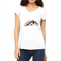 Western Michigan Broncos Women's V-neck T-shirt | Artistshot