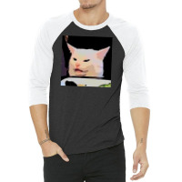 Cat Meme 3/4 Sleeve Shirt | Artistshot